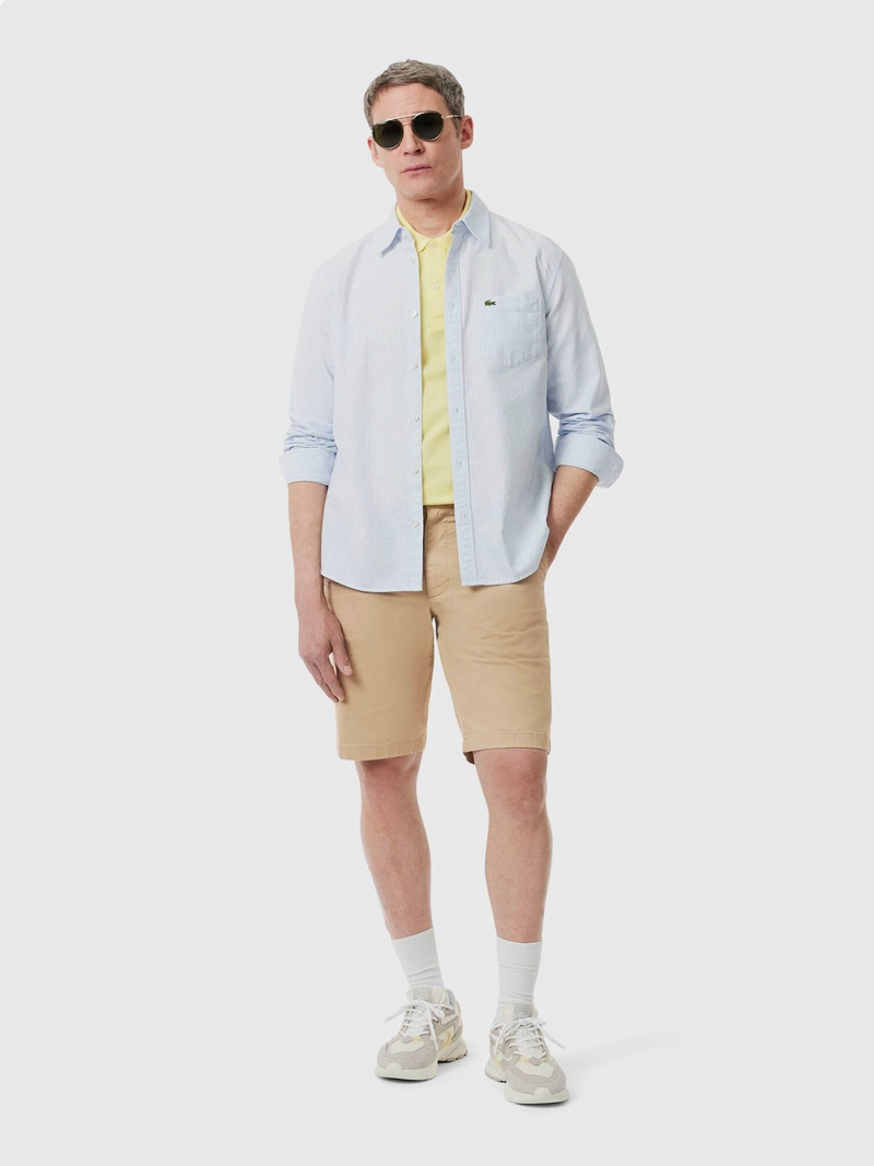 BERMUDA HOMBRE LACOSTE ALGODÓN - 1