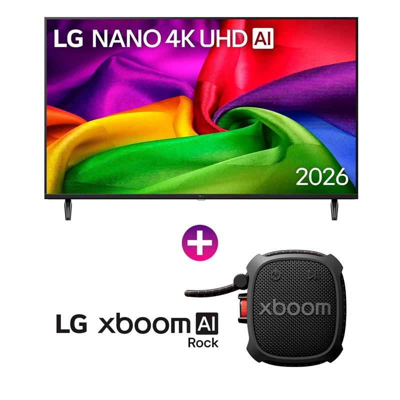 SMART TV LG LED 4K UHD 55” 55NU800BPSB + PARLANTE ROCK - 2