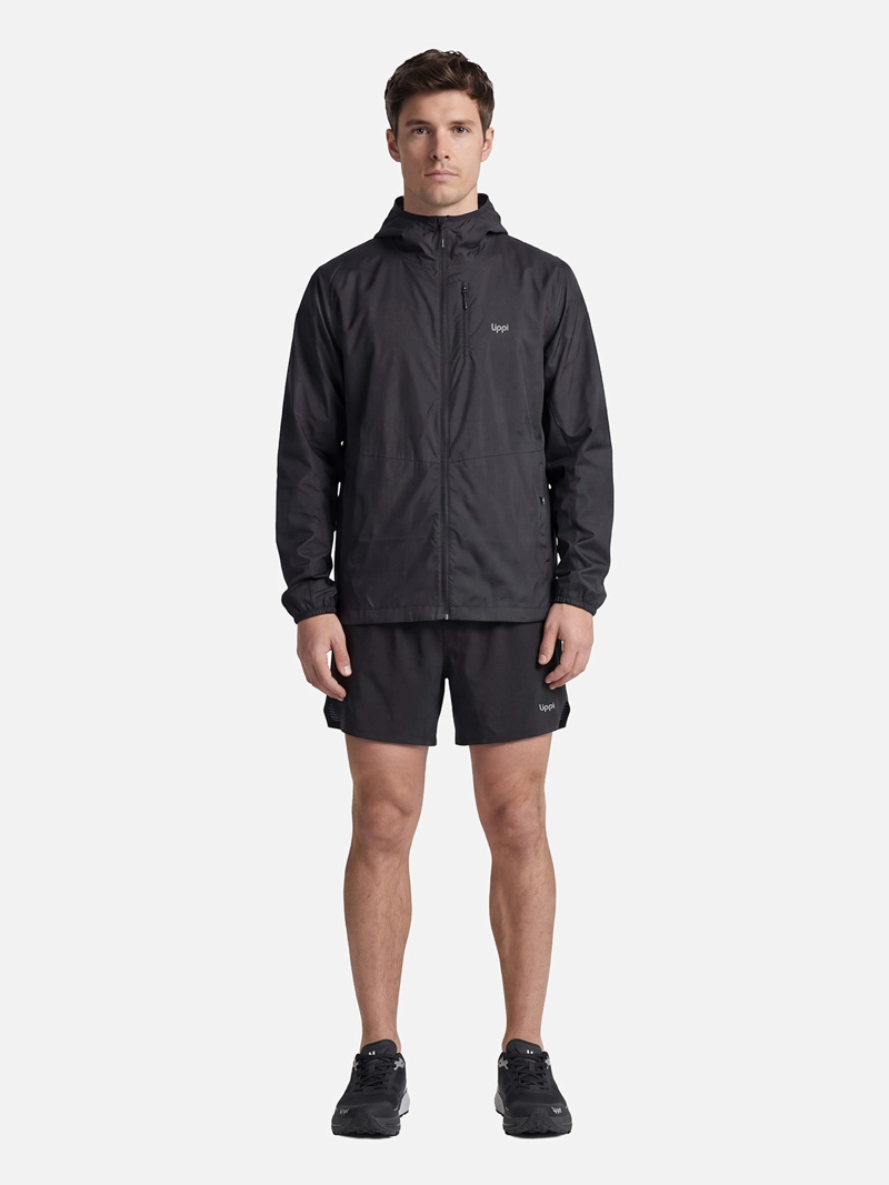 CORTAVIENTO OUTDOOR HOMBRE LIPPI NIGHTFALL SL WINDBREAKER NEGRO - 4