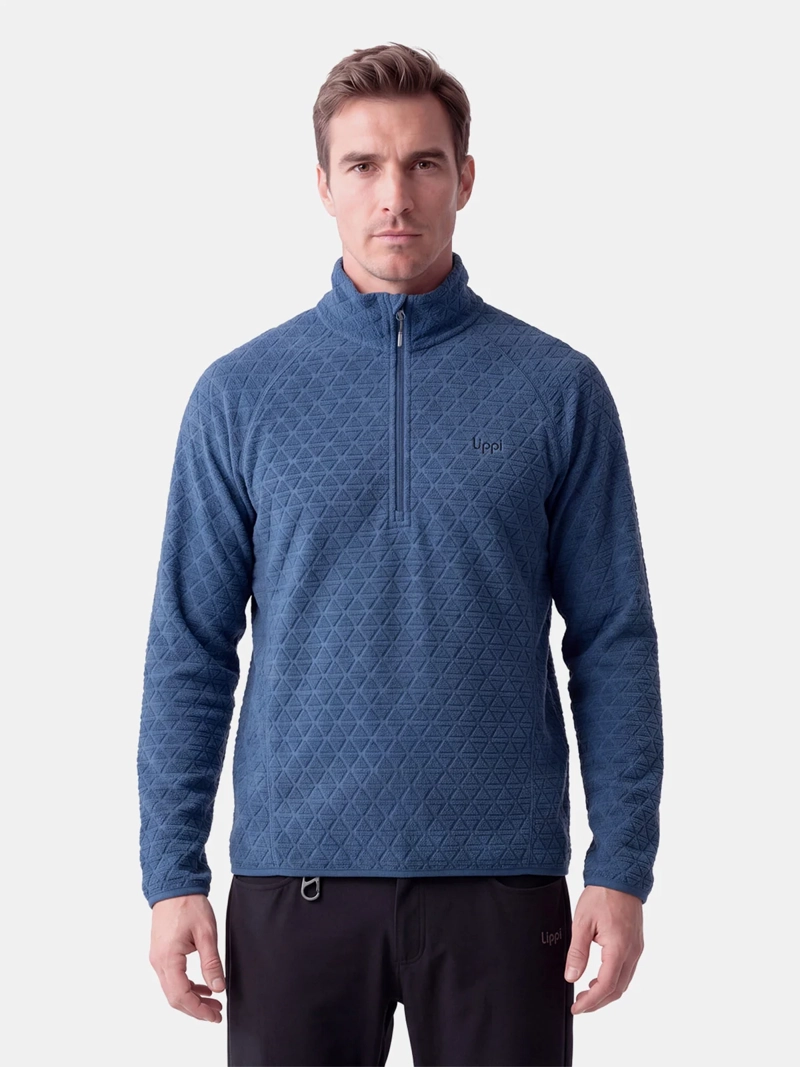 POLAR OUTDOOR HOMBRE LIPPI JACARANDA NANO-F 1/4 ZIP AZUL - 1