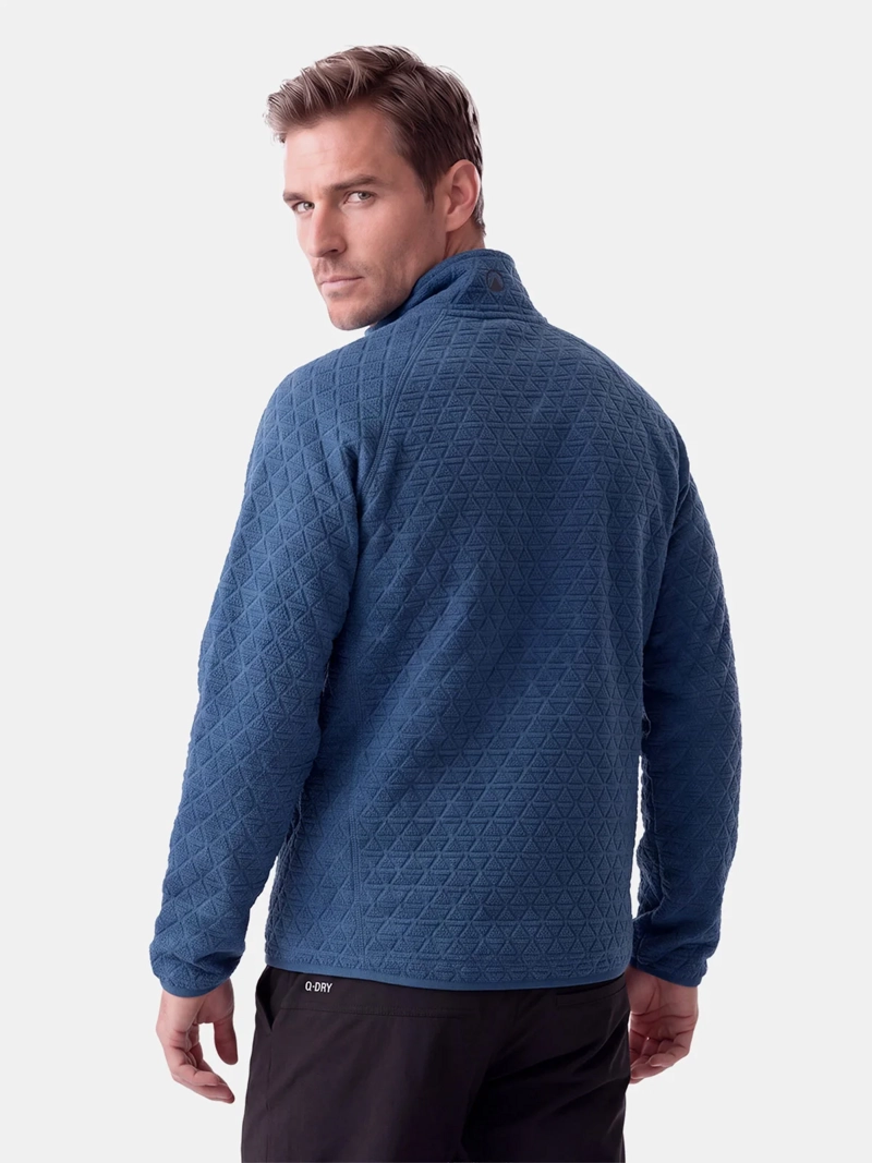 POLAR OUTDOOR HOMBRE LIPPI JACARANDA NANO-F 1/4 ZIP AZUL - 2