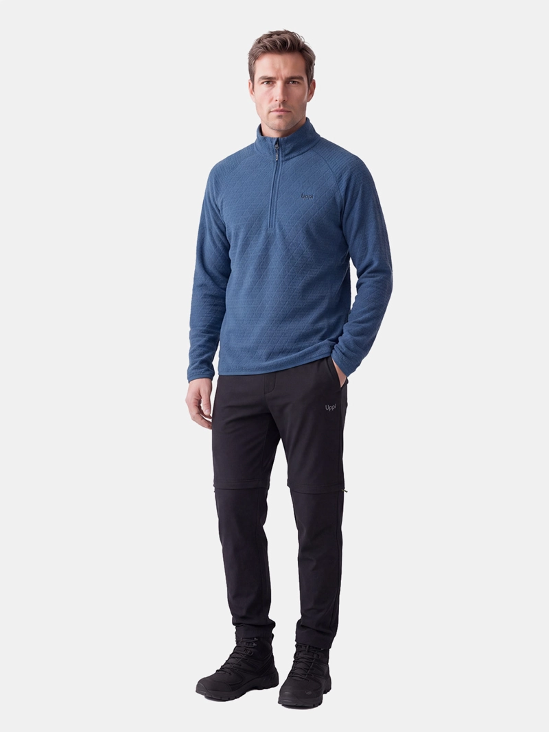 POLAR OUTDOOR HOMBRE LIPPI JACARANDA NANO-F 1/4 ZIP AZUL - 3