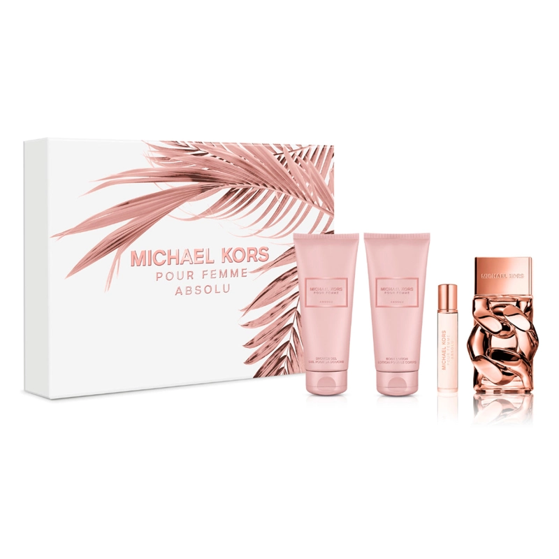SET PERFUME MICHAEL KORS POUR FEMME ABSOLU EDP 100ML+10ML+100ML+100ML