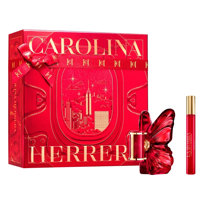 SET PERFUME MUJER CAROLINA HERRERA LA BOMBA INTENSA EDP RECARGABLE 50ML+10ML