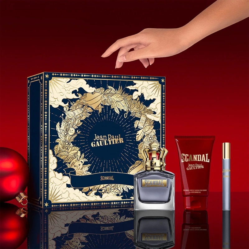 SET PERFUME HOMBRE JEAN PAUL GAULTIER SCANDAL EDT 100ML+75ML+OEDT 10ML - 4