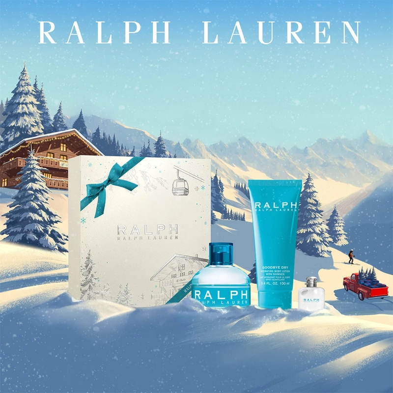 SET PERFUME MUJER RALPH LAUREN EDT 100ML+7ML+100ML - 5
