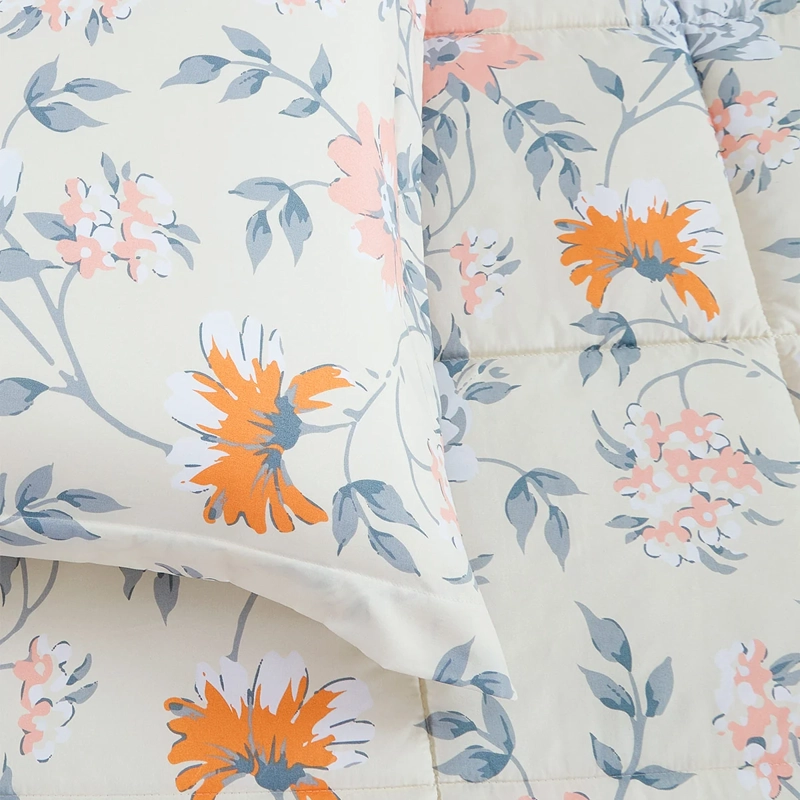 PLUMÓN ANDES ESTAMPADO 1.5 PLAZAS FLOR PASTEL - 2