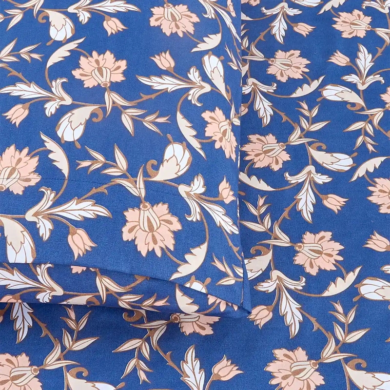 PLUMÓN ANDES ESTAMPADO 1.5 PLAZAS FLOR AZUL - 3